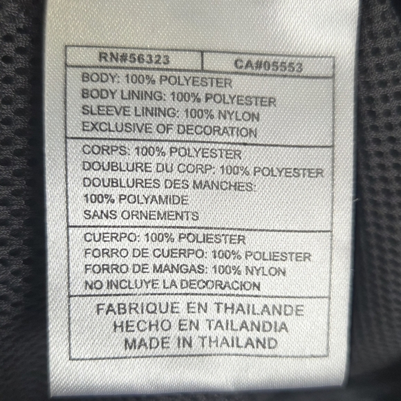 Nike Men's Grey And Black Windbreaker Jacket Size Med - Picture 6 of 6